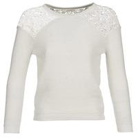 naf naf myosotis womens sweater in white