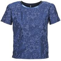 naf naf oflore womens t shirt in blue