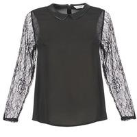 naf naf lamen womens blouse in black