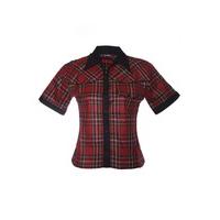 Nancy Tartan Punk Shirt - Size: M