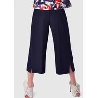 Navy Wide Leg Trousers