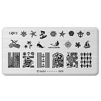 Nail Art Stamp Stamping Image Template Plate Cool Series