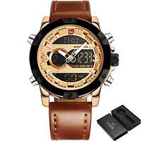 naviforce luxury brand men sport watches mens quartz digital clock man ...