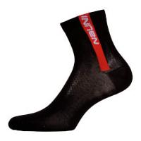 nalini red socks h13 black s m