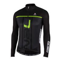 Nalini Speed Long Sleeve Jersey - Black/Green - L