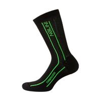 Nalini Compression Socks - Black/Fluro Yellow - XXL