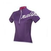 nalini pink label womens chiani short sleeve jersey purple xs