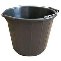 NDC Polipak Black Plastic 13 L Bucket