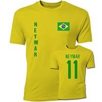 neymar brazil flag t shirt yellow