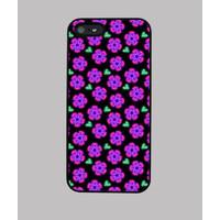 neon purple bloom iphone 5