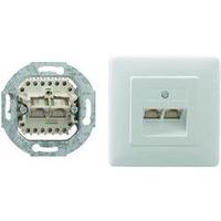 network socket rutenbeck 13010247 flush mount pure white