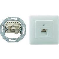 network socket rutenbeck 13010245 flush mount pure white