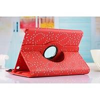 New Arrival Fashion Flower 360 Rotate Pu leather Case Cover Auto Sleep/Wake Up for ipad Mini 3/2/1