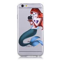 New Mermaid Fashion 3D Cartoon Pattern TPU Soft Phone Case for iPhone 5C