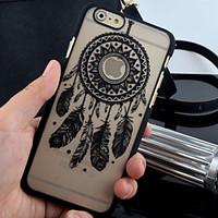 New Matte Embossed Pattern Campanula Printing PC Material Phone Case for iPhone 6 / 6S (Assorted Colors)