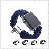 Newest Patent Design Parachute Cord Watch Bands for Apple Watch Strap for Outdoor Sports Activity