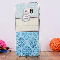 New Fashion 3D Beauty Flower Colorful Totem Tpu Cartoon Soft Case for Samsung Galaxy S6 G900