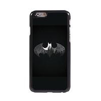 New York Black Bat Pattern Aluminum Hard Case for iPhone 6/6S