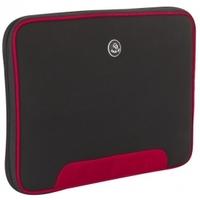 Netbook neoprene slip case black red trim life wnty TANZ0305