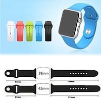 New Environmentally Friendly Silicone Material Strap for iWatch 42 mm