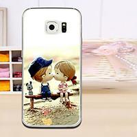 New Fashion 3D Beauty Flower Colorful Totem Tpu Cartoon Soft Case for Samsung Galaxy S6 G900