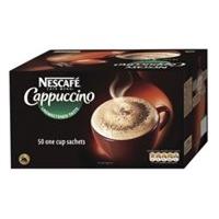 nescafe unsweetened cappucino sachets 50 pack