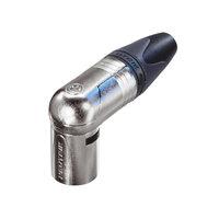 neutrik nc3mrx male 3 pin xlr right angled line connector with silver  ...