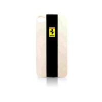 new official ferrari iphone 44s hard phone casecover metalic glossy wh ...