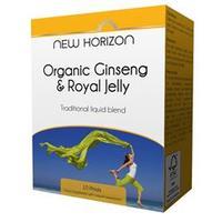 New Horizon Organic Ginseng & Royal Jelly 10vials
