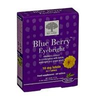 New Nordic Blue Berry Eyebright 60 Tablets - 60 Tablets, Blue