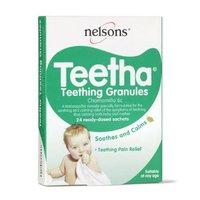 nelsons teetha teething granules x 24 sachets