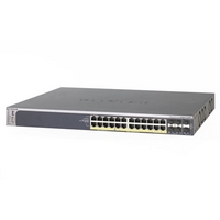 Netgear ProSafe 24-Port 10/100/1000 L2 Managed Stackable PoE Switch