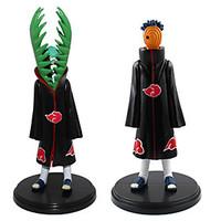 New Hot Sale 2pcs/Set Anime Figure PVC Toys Naruto Akatsuki Zetsu Uchiha Madara 19CM Collectible Kids Toys Gifts