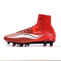 Newest Outdoor Football Boots High Ankle Original Superfly Soccer Shoes V AG Bright Crismson White Outdoor Cleats Sneakers