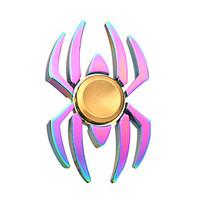 NEW Fidget Spinner Spider Rainbow 360 Triangle Single Finger Anti-Anxiety 360 Spinner Helps Focusing Fidget Toys High Performance Fast Shipping