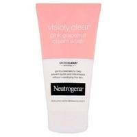 neutrogena visibly clear cream wash 150ml