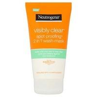 neutrogena visibly clear spot 2in1 wash mask 150ml