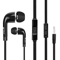 New Super Bass Headphone 3.5mm In Ear Secure Fit with Mic 3.5mm Earbuds for Samsung S4/S5