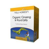 New Horizon Organic Ginseng and Royal Jelly, 10