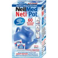 NeilMed Neti Pot with Sachets, 240ml, 60Schts