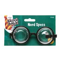 nerd glasses black