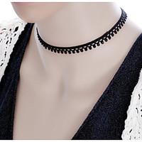 Necklace Choker Necklaces Torque Gothic Jewelry Tattoo Choker Jewelry Wedding Party Halloween Daily Casual Tattoo Style Lace Fabric 1pc