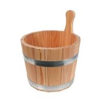 New Sauna Hand Made Finest Polar Pine Wooden Silicon Sealed Base Bath Bucket