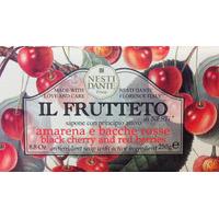 nesti dante il frutteto black cherry red berries soap 250g