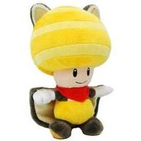 New Super Mario Bros Yellow Flying Squirrel Toad 8 Inch Plush