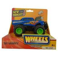 new bright 5 inch 4x4 monster muscle chevy 57 blue