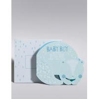 New Baby Boy Bear Card