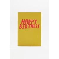 neon happy birthday card assorted