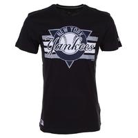 New Era MLB NY Yankees Stripes T-Shirt - Navy