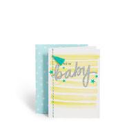 New Baby Flitter Script Card